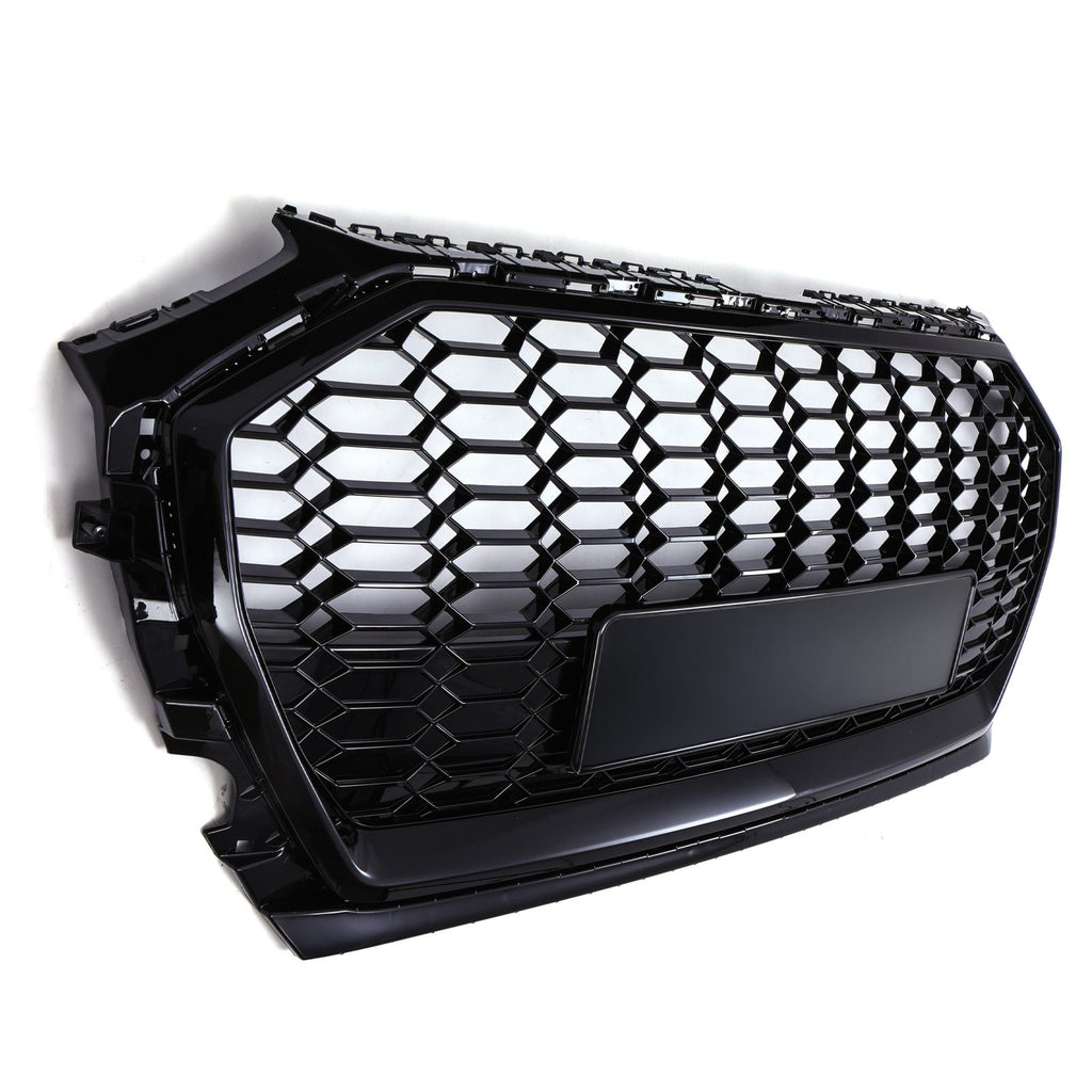 Griglia Anteriore Senza Stemma Stile SQ5 Nera Lucida Audi Q5 FY 21-24 - foto 2