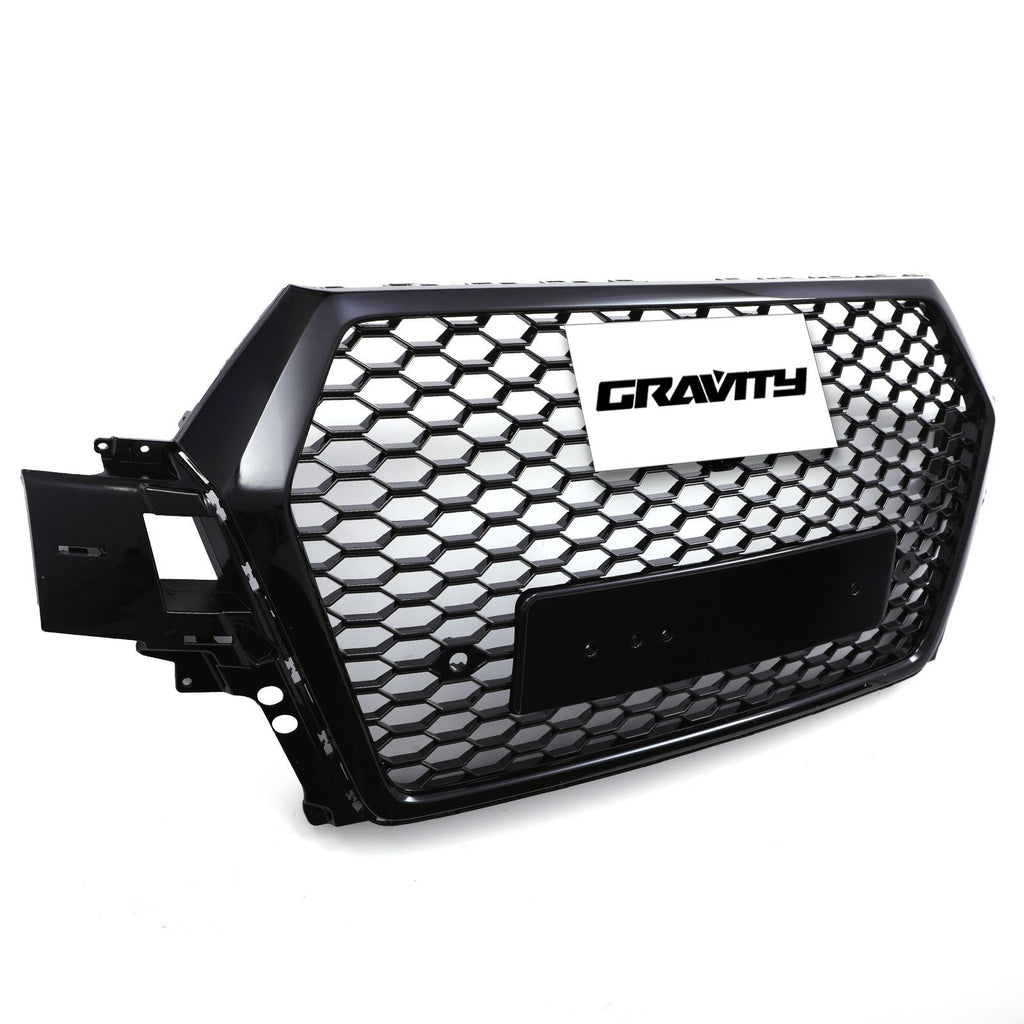 Griglia Anteriore Stile RSQ7 Nero Lucido Audi Q7 4M Pre-Facelift 15-20 - foto 3