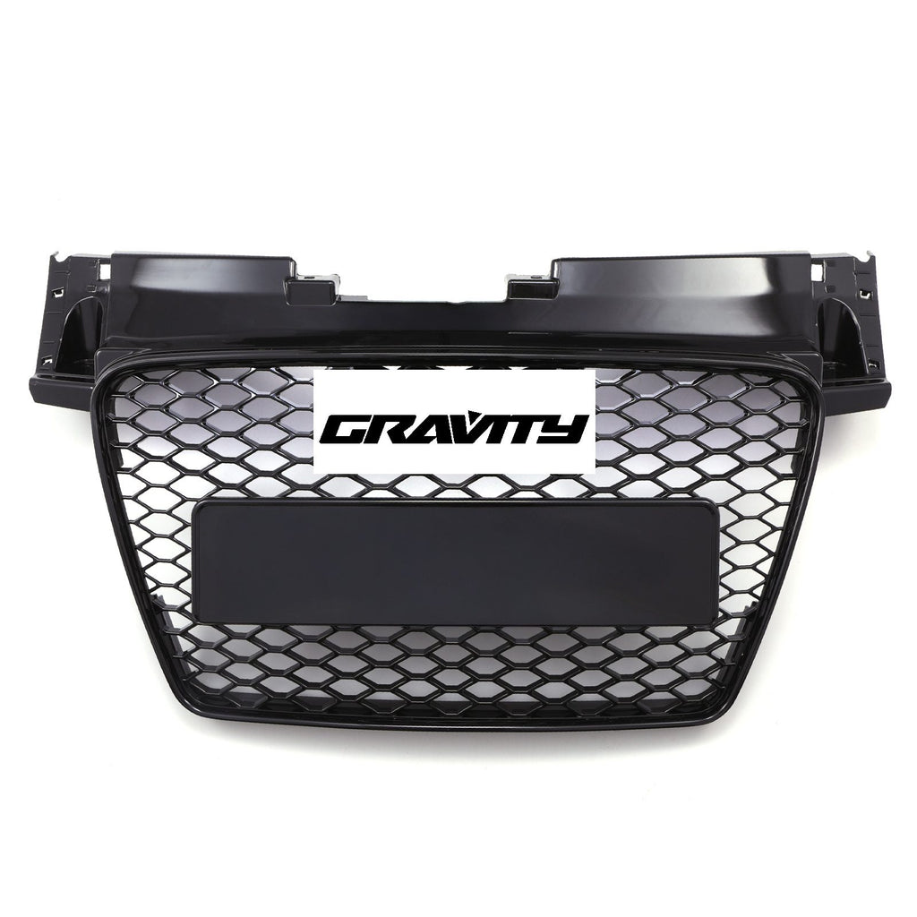 Griglia Anteriore Stile TTRS con Logo Nero Lucido Audi TT MK2 8J 06-14 - foto 2