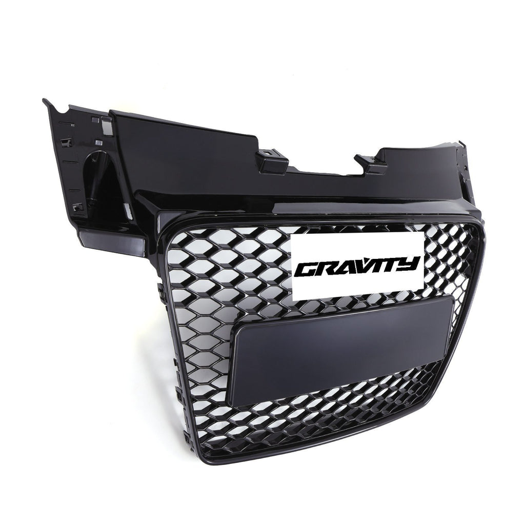 Griglia Anteriore Stile TTRS con Logo Nero Lucido Audi TT MK2 8J 06-14 - foto 3
