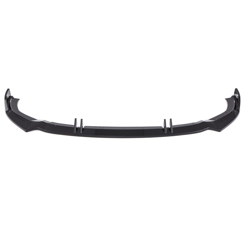 Splitter Anteriore Nero Lucido Audi A4 Berlina B9.5 Facelift 2020-2024 - foto 4