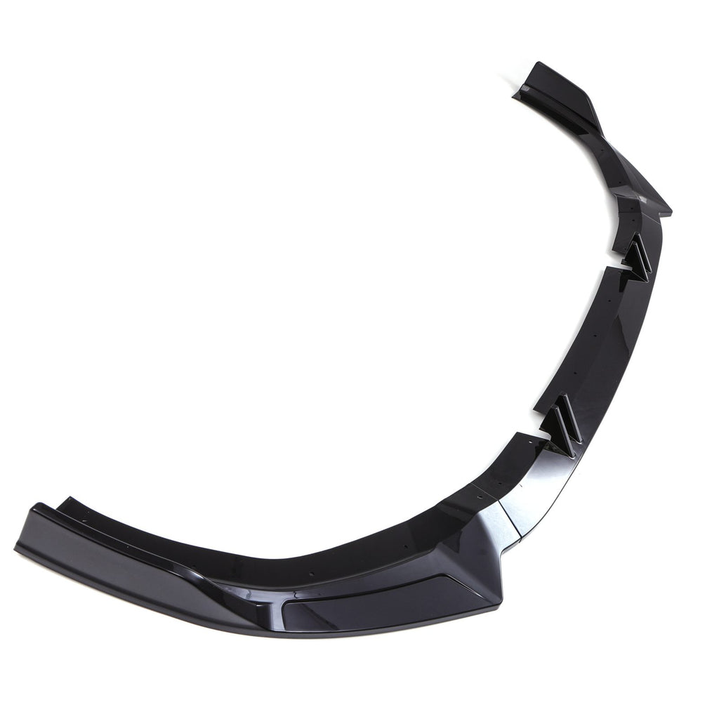 Splitter Anteriore Nero Lucido Audi A4 Berlina B9.5 Facelift 2020-2024 - foto 5