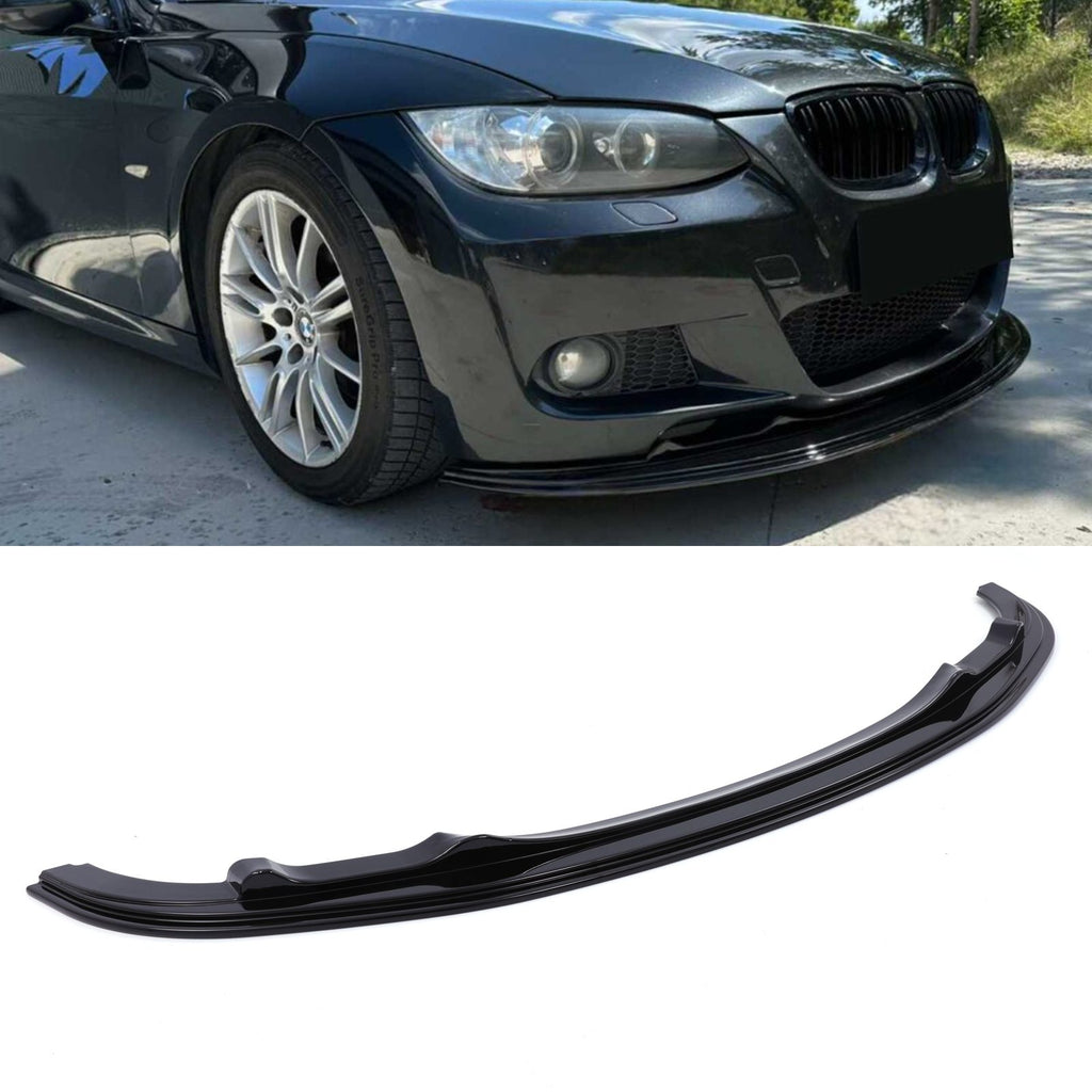Splitter Aero Anteriore Nero Lucido BMW Serie 3 E92 E93 LCI 10-13