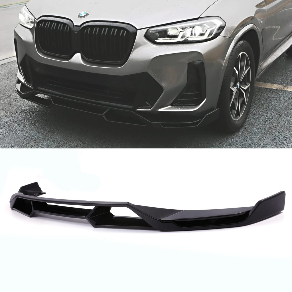 Estensione Splitter Anteriore Nero Lucido BMW X3 G01 / iX3 G08 LCI 21-24