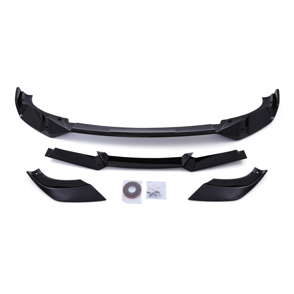Estensione Splitter Anteriore Nero Lucido BMW X4 G02 LCI 22+ - foto 5