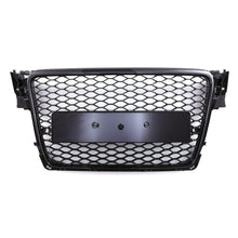 Griglia Anteriore a Nido d'Ape Stile RS4 Senza Logo Nero Opaco Audi A4 B8 08-13 - foto 2