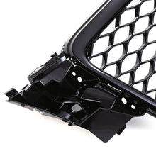Griglia Anteriore a Nido d'Ape Stile RS4 Senza Logo Nero Opaco Audi A4 B8 08-13 - foto 4