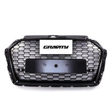 Griglia Anteriore a Nido d'Ape Stile RS3 Nero Lucido Audi A3 8V Facelift 17-20 - foto 9