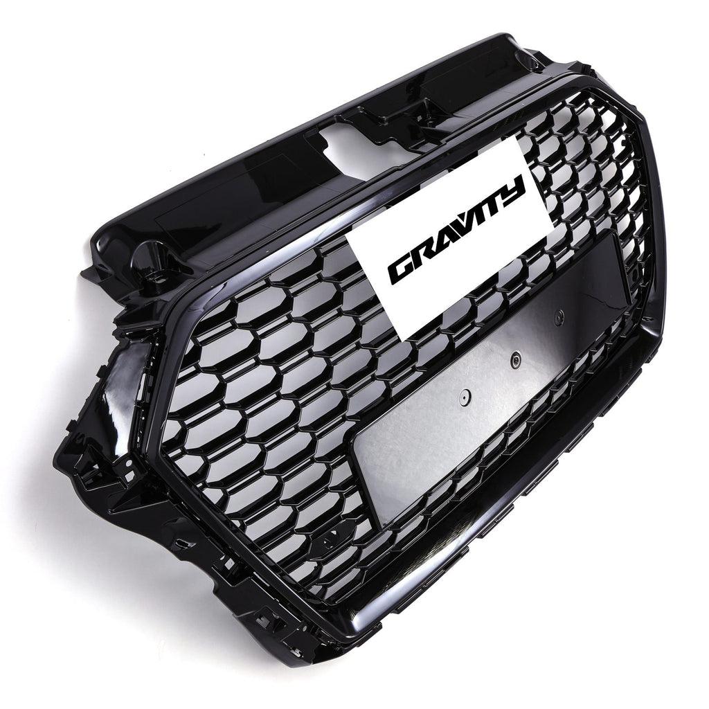Griglia Anteriore a Nido d'Ape Stile RS3 Nero Lucido Audi A3 8V Facelift 17-20 - foto 10
