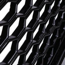 Griglia Anteriore a Nido d'Ape Stile RS4 Senza Logo Nero Opaco Audi A4 B8.5 12-16 - foto 4
