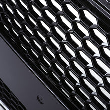 Griglia Anteriore a Nido d'Ape Stile RS4 Senza Logo Nero Opaco Audi A4 B8.5 12-16 - foto 5