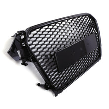 Griglia Anteriore a Nido d'Ape Stile RS4 Senza Logo Nero Opaco Audi A4 B8.5 12-16 - foto 8