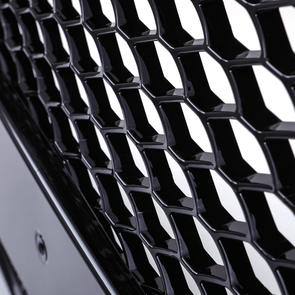 Griglia Anteriore a Nido d'Ape Stile RS5 Senza Logo Nero Opaco Audi A5 B8.5 8T 12-16 - foto 3