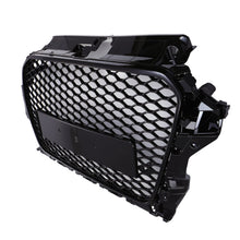 Griglia Anteriore a Nido d'Ape Stile RS3 Senza Logo Nero Lucido Audi A3 8V 13-16 - foto 8
