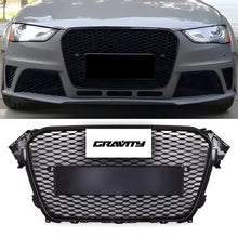 Griglia Anteriore a Nido d'Ape Stile RS4 Nero Lucido Audi A4 B8.5 13-16
