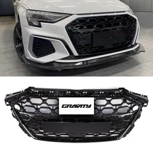 Griglia Anteriore a Nido d'Ape Stile RS3 Nero Lucido Audi A3 8Y 2020+