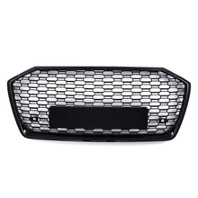 Griglia Anteriore a Nido d'Ape Stile RS6 Nero Lucido Audi A6 C8 19-24 - foto 7