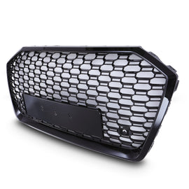 Griglia Anteriore a Nido d'Ape Stile RS6 Nero Lucido Audi A6 C8 19-24 - foto 2