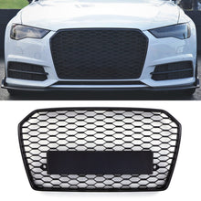 Griglia Anteriore a Nido d'Ape Stile RS6 Senza Logo Nero Lucido Audi A6 C7.5 16-18