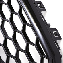 Griglia Anteriore a Nido d'Ape Stile RS6 Senza Logo Nero Lucido Audi A6 C7.5 16-18 - foto 6