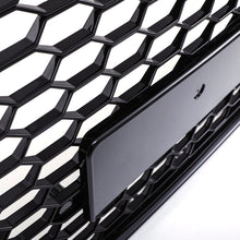 Griglia Anteriore a Nido d'Ape Stile RS6 Senza Logo Nero Lucido Audi A6 C7.5 16-18 - foto 3