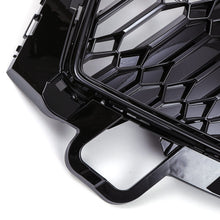 Griglia Anteriore a Nido d'Ape Stile RS4 Nero Lucido Audi A4 B9.5 2021+ - foto 3