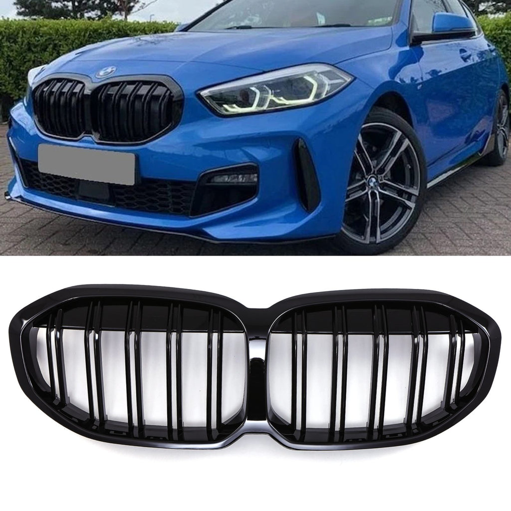 Griglia Doppia Barra Nero Lucido BMW Serie 1 F40 19-24