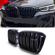 Griglia Anteriore Stile X4M Nero Lucido BMW X4 G02 LCI Facelift 22+