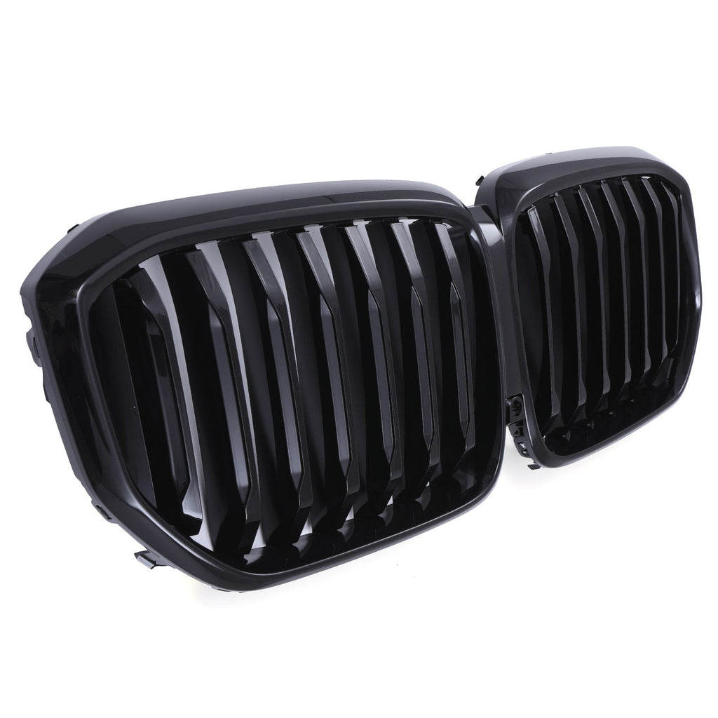 Griglia Calandra Monobarra Nera Lucida BMW X5 G05 Facelift 23- - foto 4