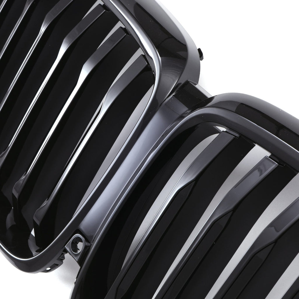 Griglia Calandra Monobarra Nera Lucida BMW X5 G05 Facelift 23- - foto 7