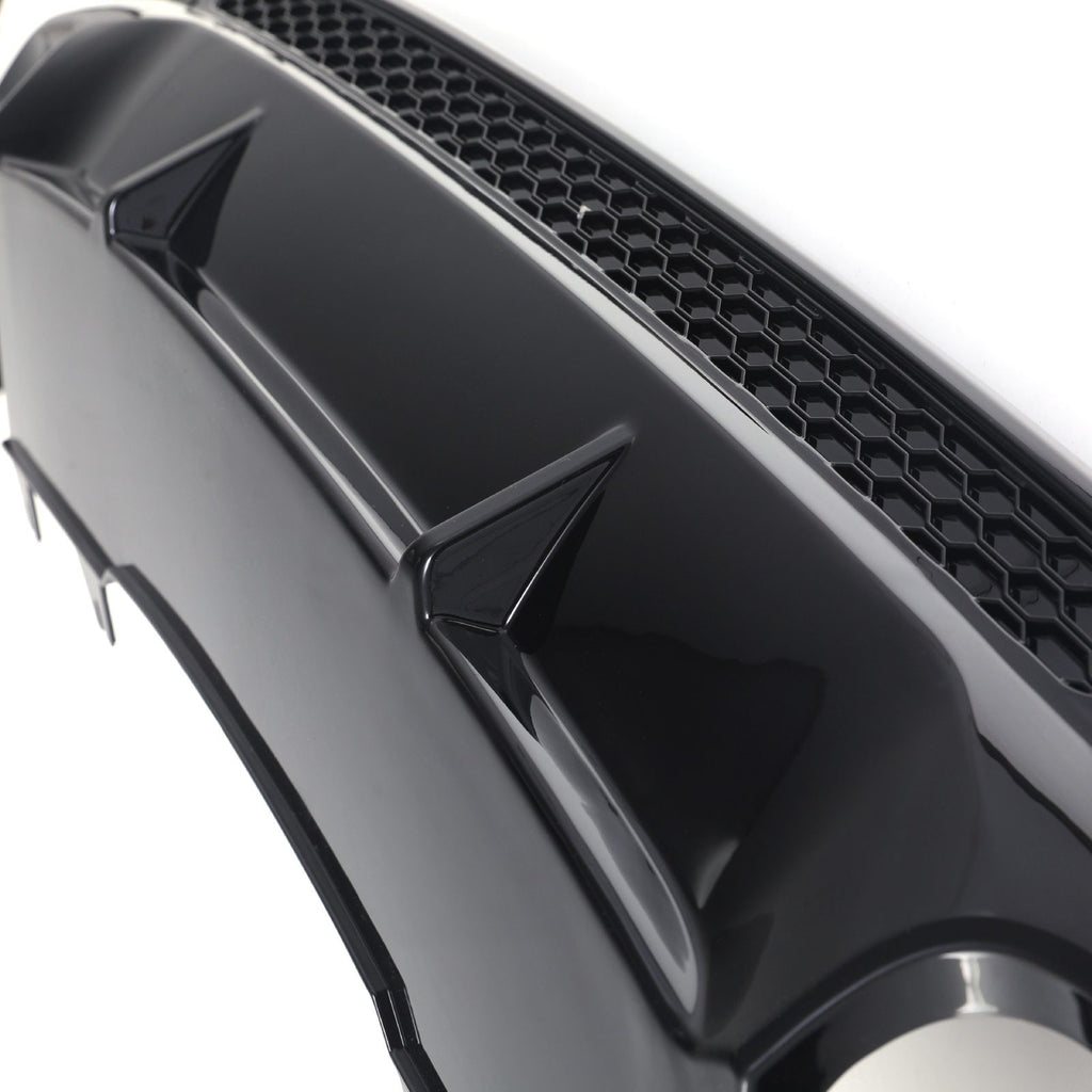 Diffusore Posteriore Stile S4 Nero Lucido Audi A4 B9.5 2021+ - foto 6