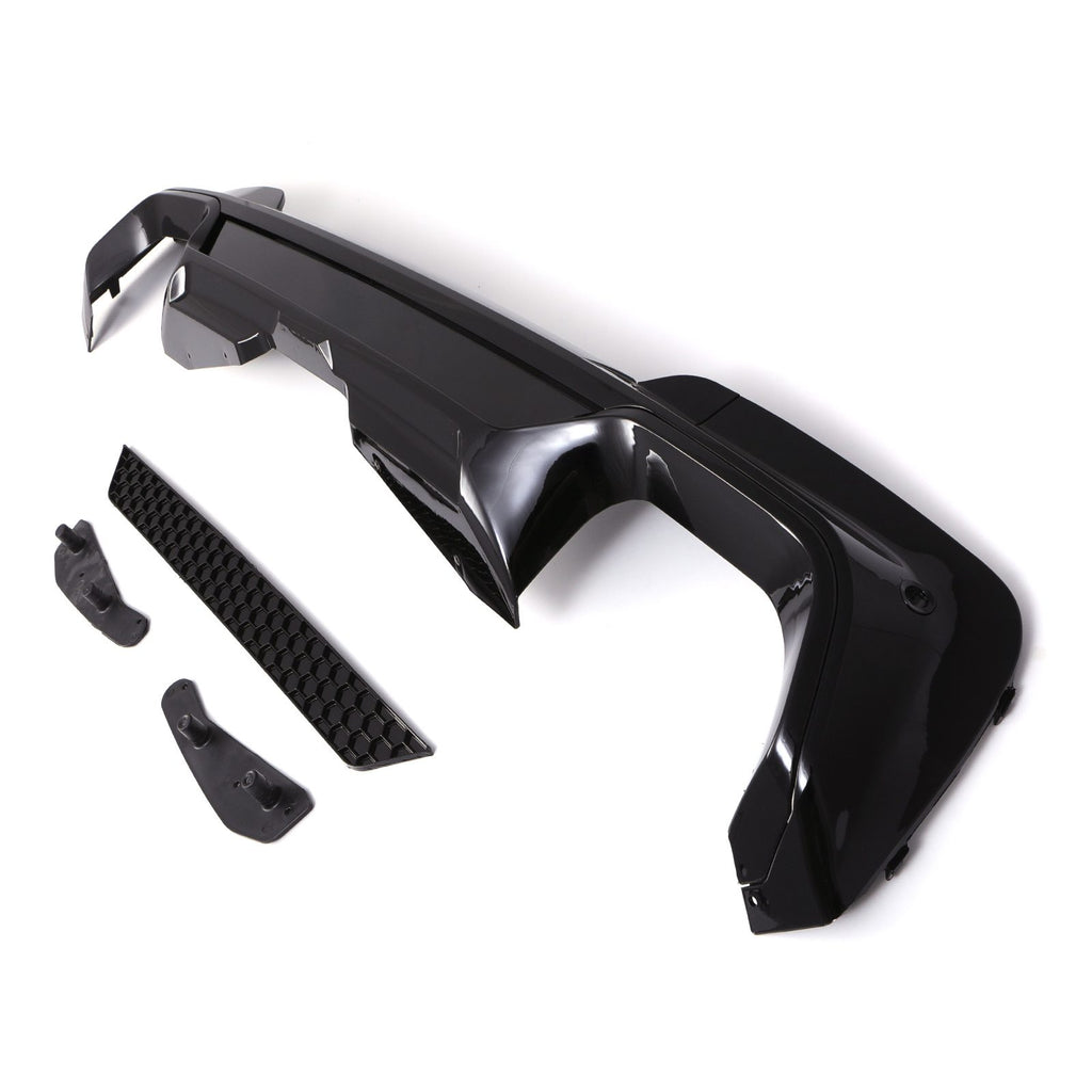 Diffusore Posteriore Stile X3M con Terminali Nero Lucido BMW X3 25i G01 Pre-LCI 17-21 - foto 7