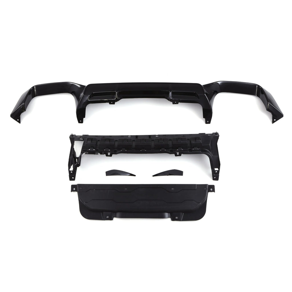 Diffusore Posteriore Stile X4M Nero Lucido BMW X4 G02 LCI 2022+ - foto 3