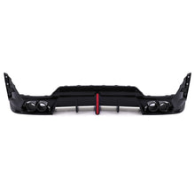 Diffusore Posteriore Nero Lucido Fanale Pioggia Quadrupla Uscita BMW Serie 3 G20 LCI 22+ - foto 2