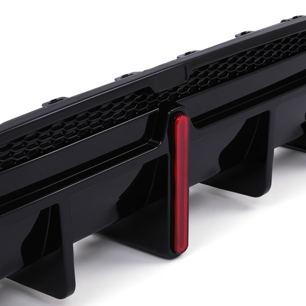 Diffusore Posteriore Nero Lucido Fanale Pioggia Quadrupla Uscita BMW Serie 3 G20 LCI 22+ - foto 5