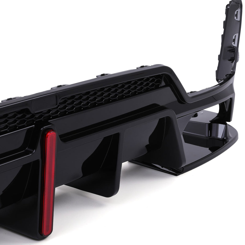 Diffusore Posteriore Nero Lucido con Fanale Pioggia LED BMW Serie 3 G20 LCI 22+ - foto 9