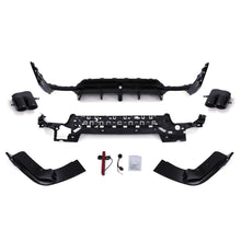 Diffusore Posteriore Nero Lucido Fanale Pioggia Quadrupla Uscita BMW Serie 3 G20 LCI 22+ - foto 9