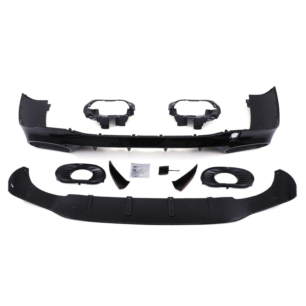 Diffusore Posteriore Nero Lucido Stile CLA35 Mercedes CLA C118 19+ - foto 3