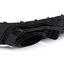 Diffusore Posteriore Nero Lucido Quadrupla Uscita Stile SQ5 Audi Q5 S-Line FY 17-20 - foto 8