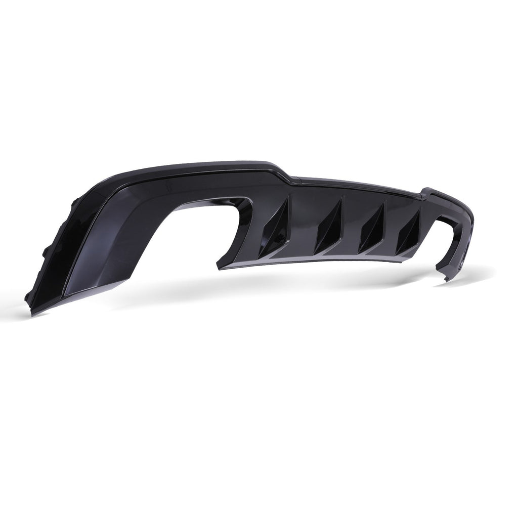 Diffusore Posteriore Nero Lucido Stile RS3 Audi A3 S-Line 8V 17-20 - foto 5