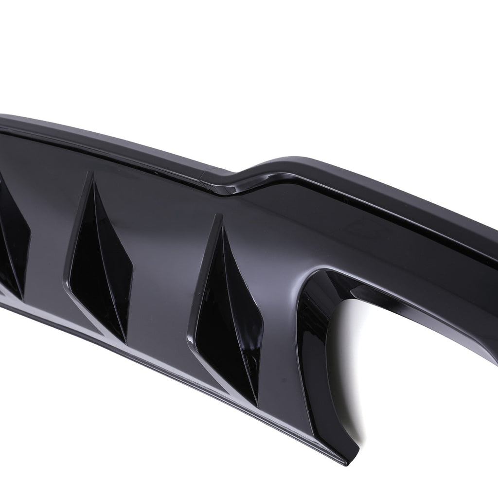 Diffusore Posteriore Nero Lucido Stile RS3 Audi A3 S-Line 8V 17-20 - foto 7