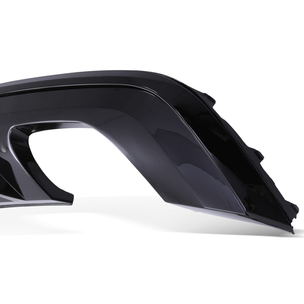 Diffusore Posteriore Nero Lucido Stile RS3 Audi A3 S-Line 8V 17-20 - foto 8