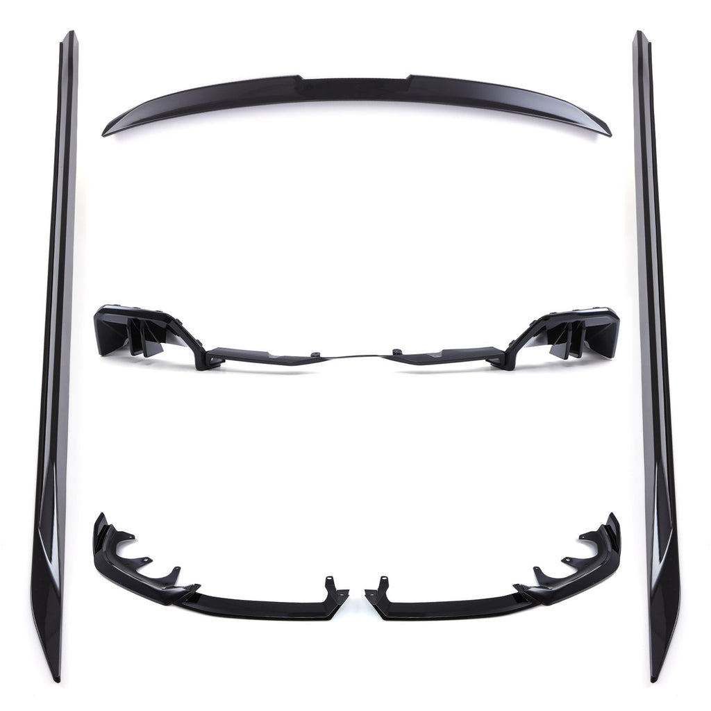 Kit Aero Completo Nero Lucido BMW Serie 5 G60 Berlina dal 2024 - foto 2