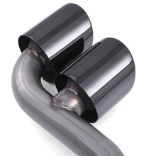 Terminali di Scarico Stile M4 Nero Lucido BMW Serie 4 G22 G23 G26 2019+ - foto 5