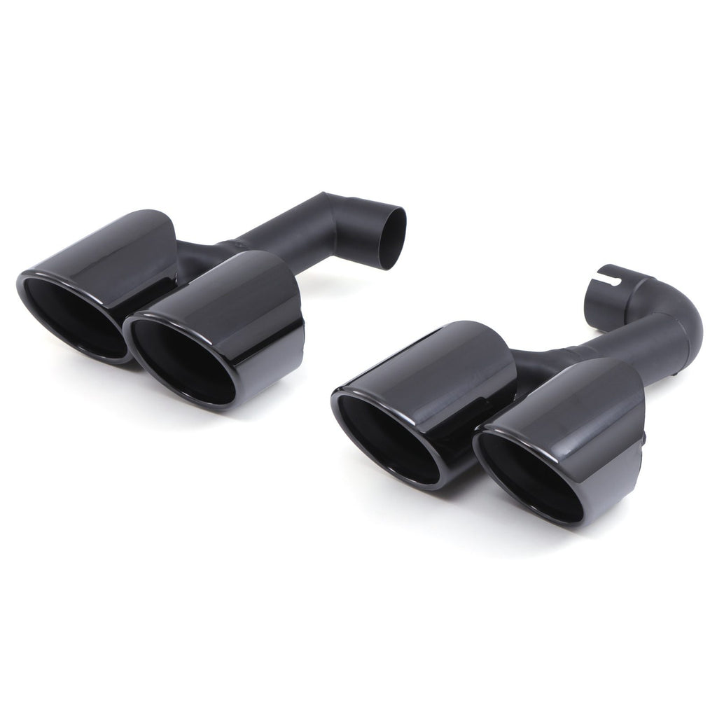 Terminali di Scarico Stile X3M Nero Lucido BMW X3 G01 2.0L 18-21 - foto 2