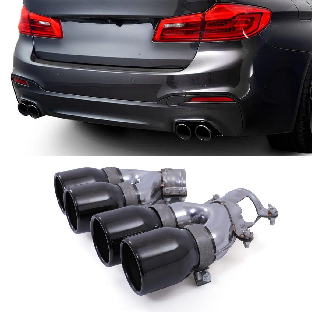 Terminali di Scarico Quad Stile M5 BMW Serie 5 G30 G31 2016-2023