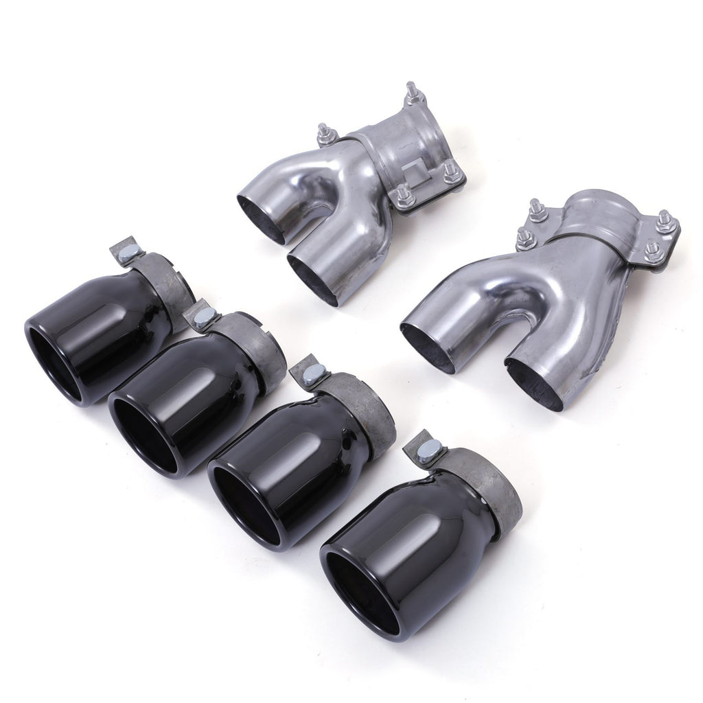Terminali di Scarico Quad Stile M5 BMW Serie 5 G30 G31 2016-2023 - foto 3
