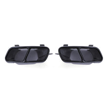 Terminali di Scarico Quad Stile AMG Nero Lucido Mercedes-Benz Classe CLA CLA45 Shooting Brake X117 15-19 - foto 6