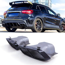 Terminali di Scarico Quad Stile AMG Nero Lucido Mercedes-Benz Classe GLA GLA45 SUV X156 14-20