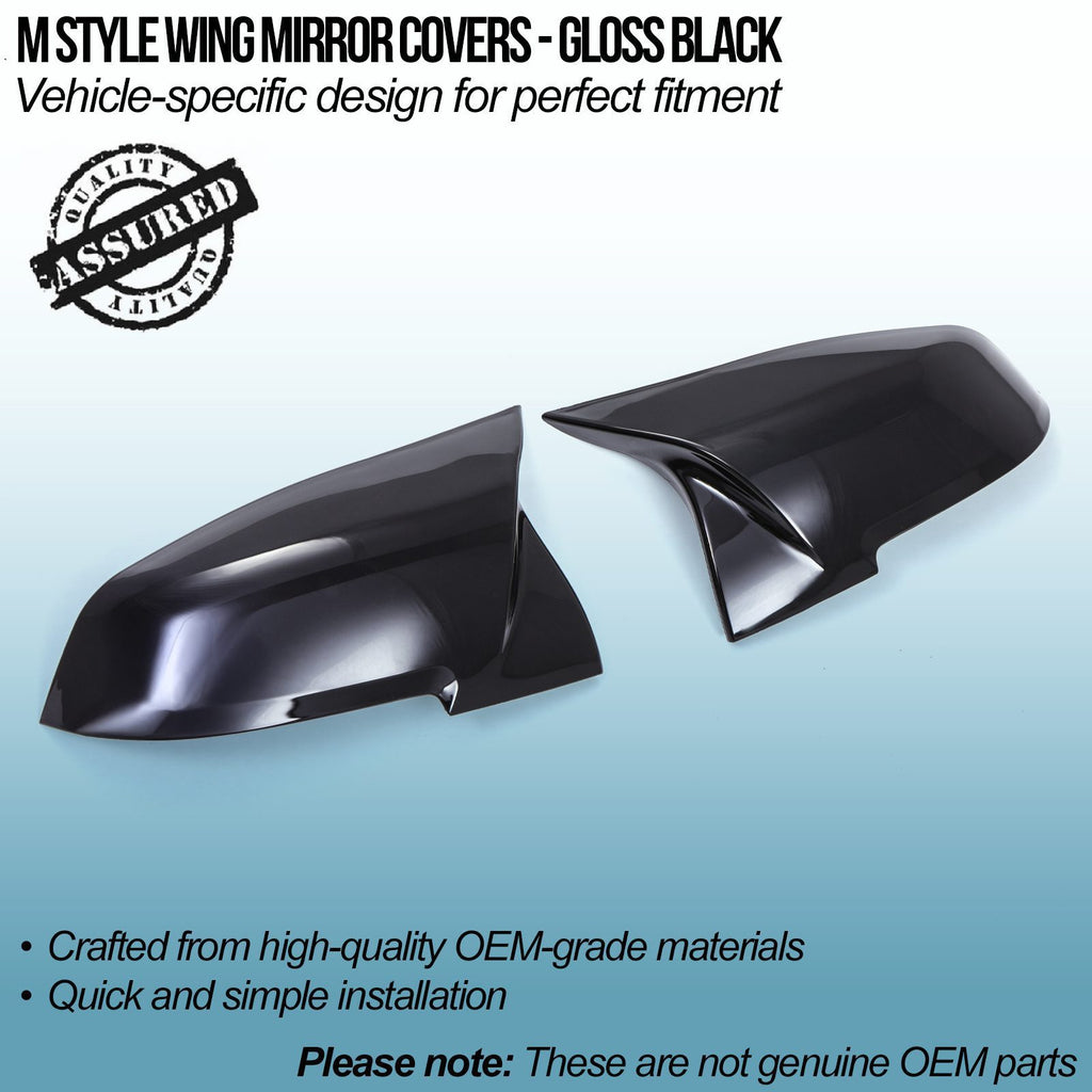 Calotte Specchietti Stile M Nero Lucido BMW Serie 4 F32 F33 F36 13-19 - foto 2